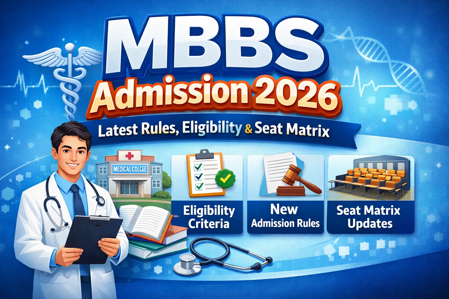 MBBS Admission 2026 – New Rules, Eligibility Criteria & Seat Matrix